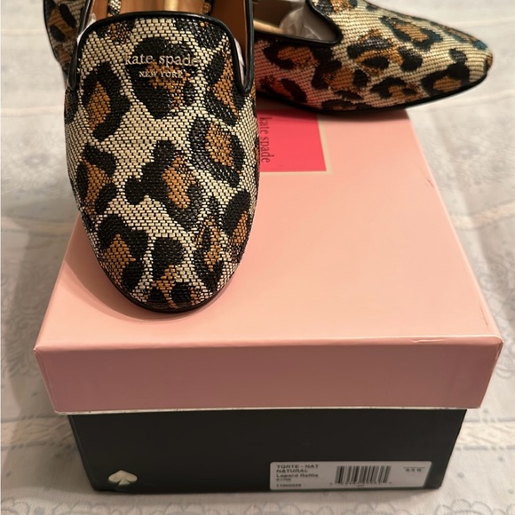 Kate Spade Shoes Womens Size 8.5 Flats Leopard Slip On - Picture 10 of 11